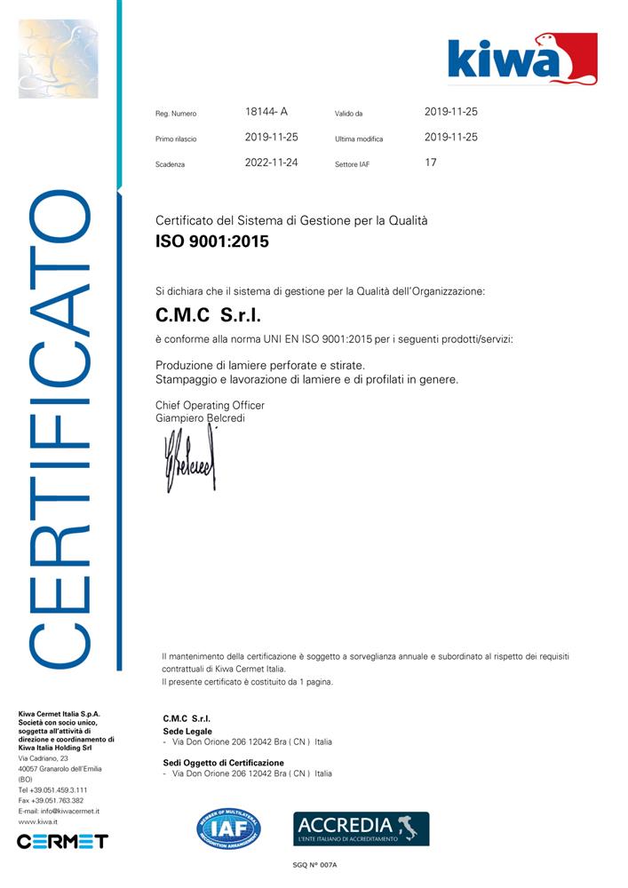  ISO 9001 Zertifizierung